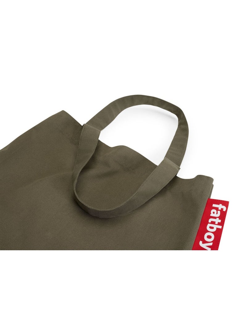 Fatboy حقيبة فات بوي القابلة للحمل | متينة وقوية | مقاومة للماء والأوساخ | جيب داخلي مع إغلاق زر ضغط | بحجم كبير | قطن | حبل بوليستر على الداخل | 61 × 55 سم - غابة ديمب - Image 3